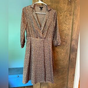 Vintage H&M Wrap Knee Length dress 8